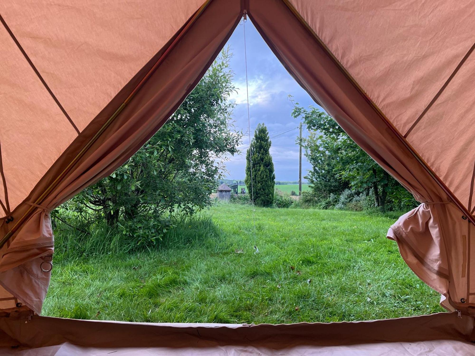 Bluebell Tent At Ballyward Croft Ardkeen Esterno foto