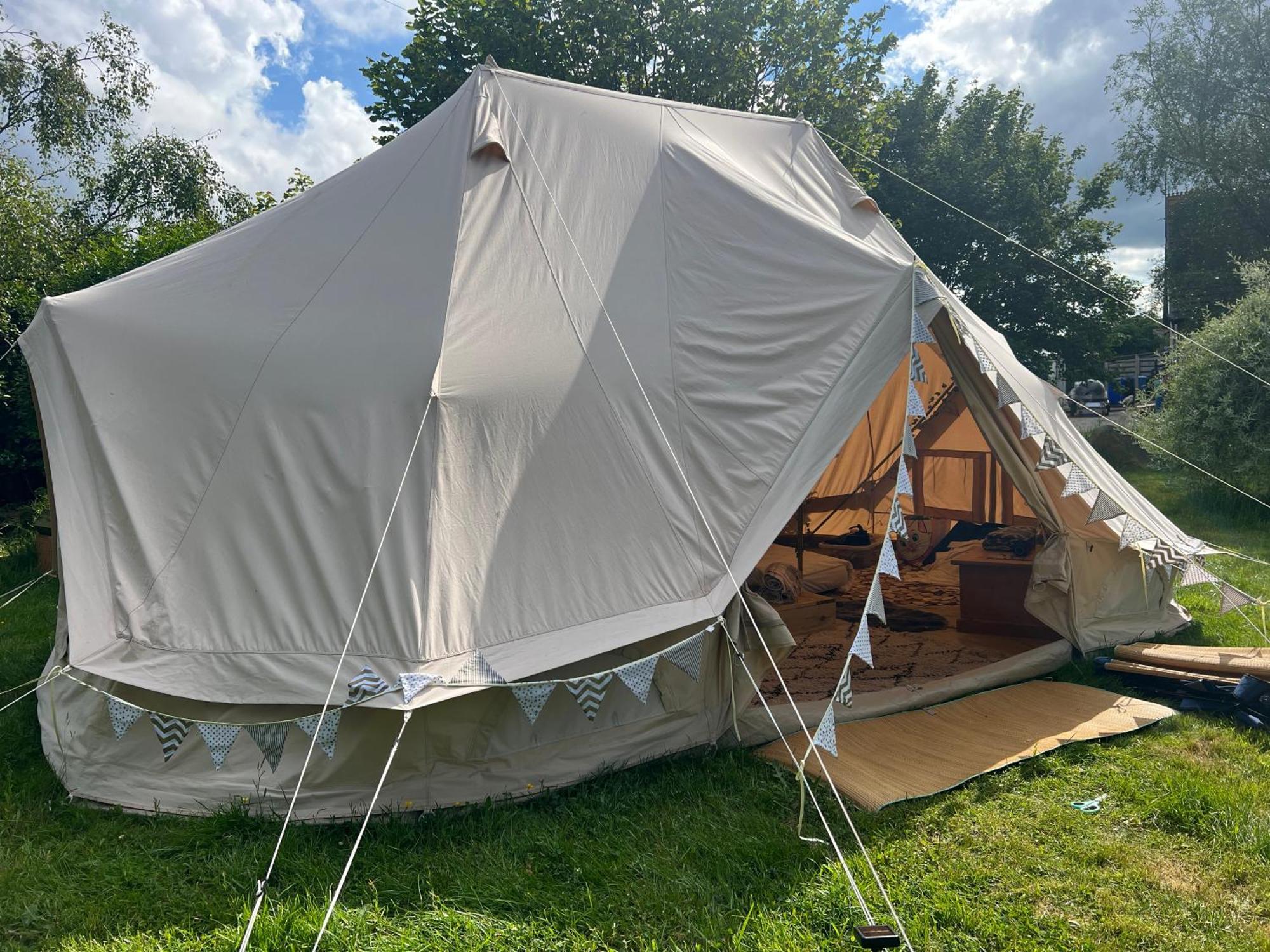 Bluebell Tent At Ballyward Croft Ardkeen Esterno foto