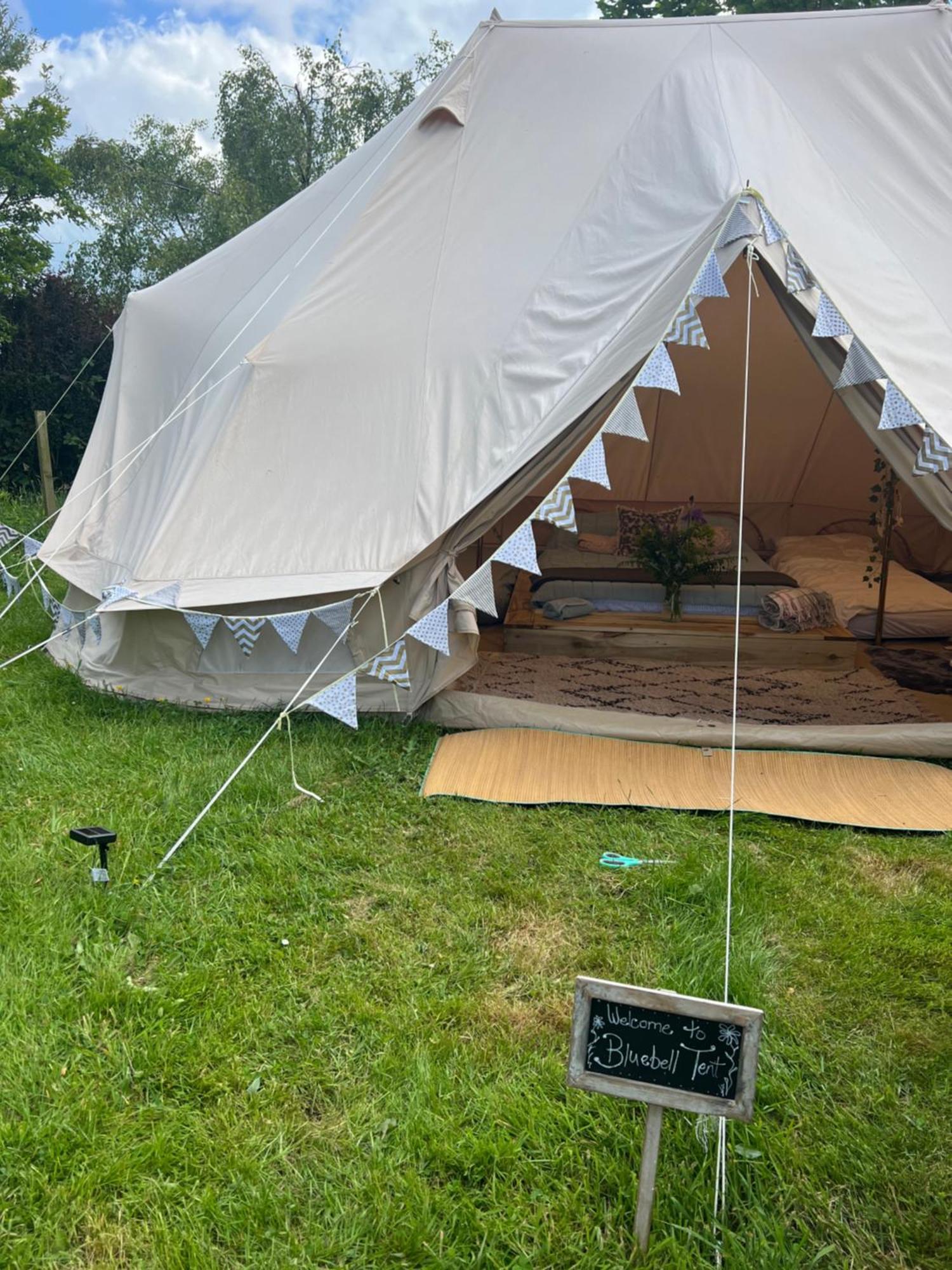 Bluebell Tent At Ballyward Croft Ardkeen Esterno foto