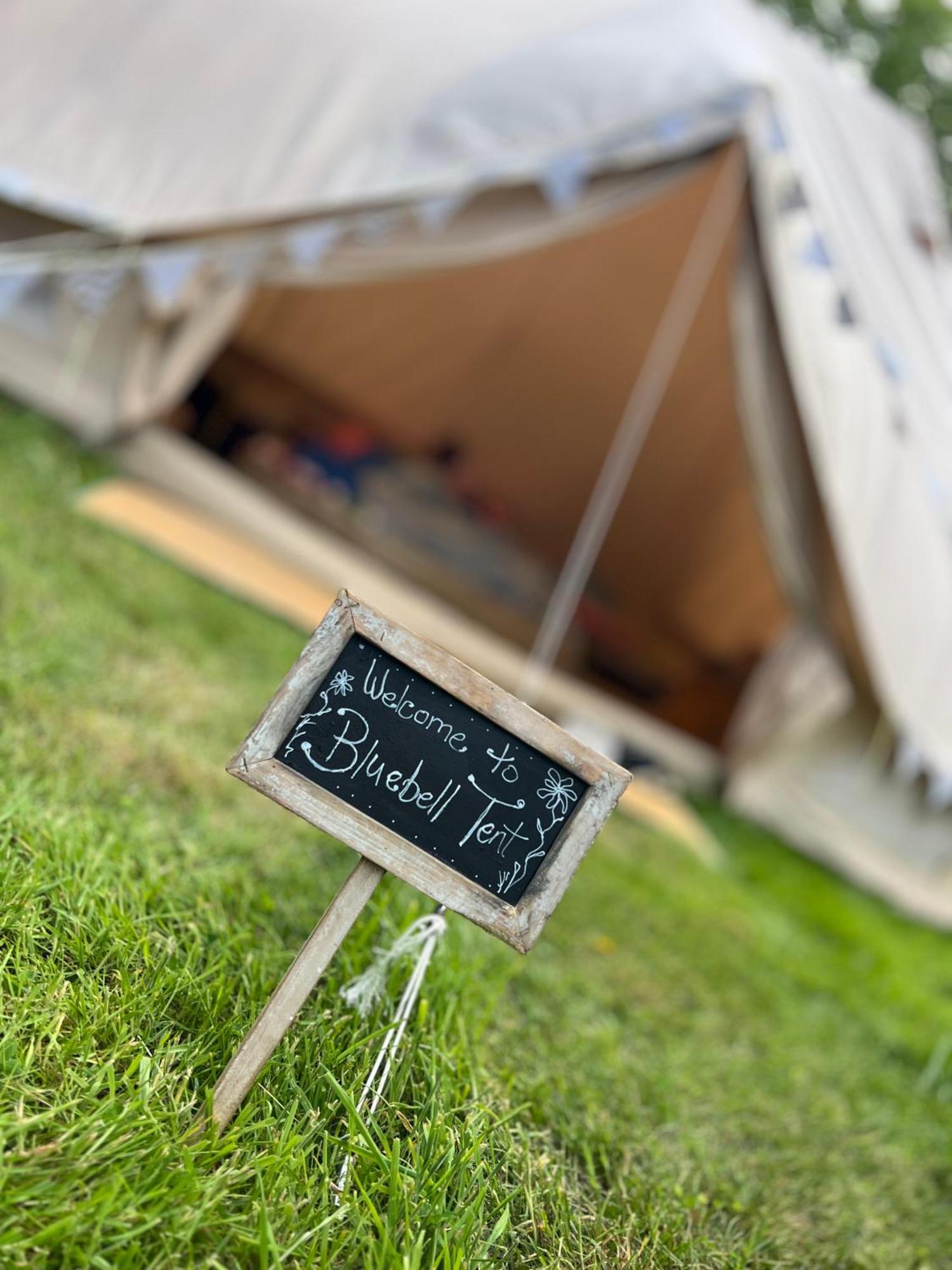 Bluebell Tent At Ballyward Croft Ardkeen Esterno foto
